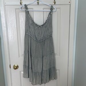 Gray Sleeveless Dress